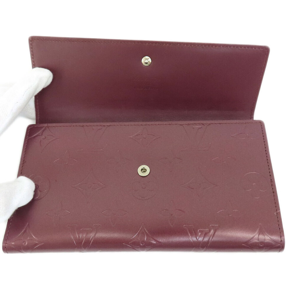 Louis Vuitton Portefeuille International Violet Tresor Wallet Monogram Long - Picture 4 of 6